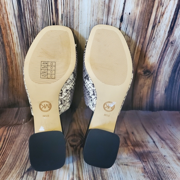 Michael Kors Dixon Python Embossed Leather Mule - Picture 7 of 11